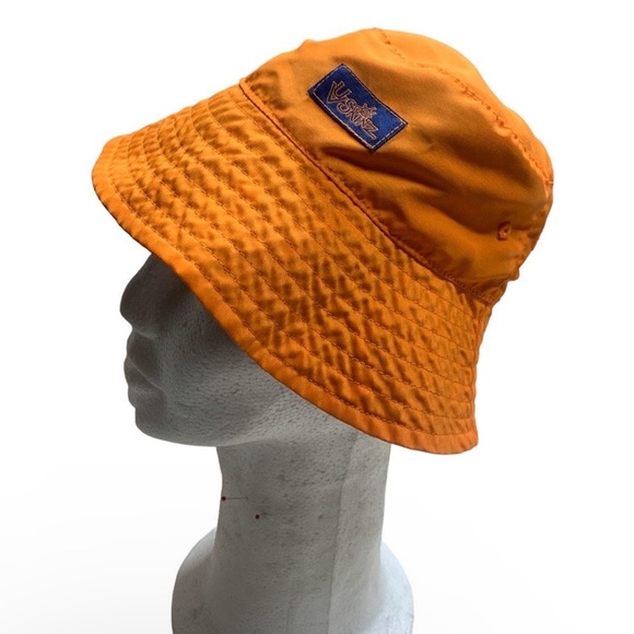 U V Skinz Baby Reversible Sun hat/bucket hat orange/blue with fish - Picture 2 of 11